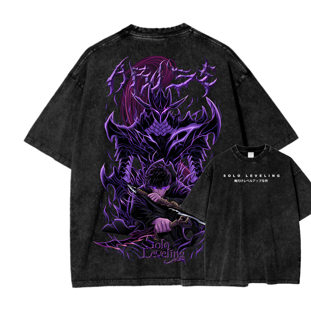 Solo-leveling Unisex Fit Washed T-Shirt 2503010751