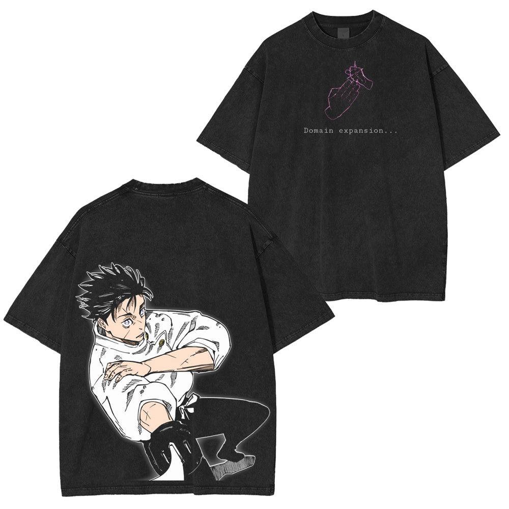 Jujutsu Kaisen Anime Unisex Washed T-Shirt