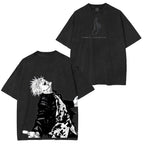 Gojo Jujutsu Kaisen Anime Unisex Washed T-Shirt