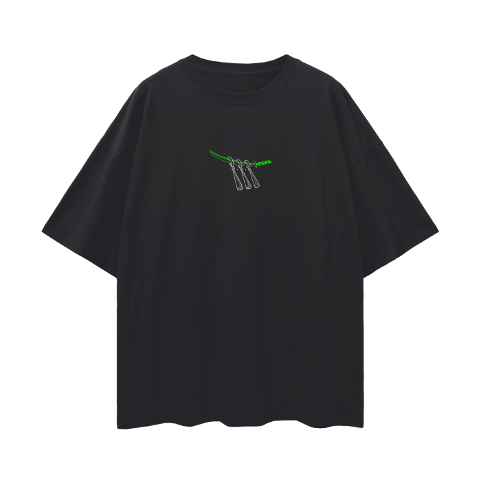 Pirate Hunter Y2K Streetwear Shirt Black