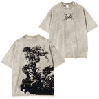 Fushiguro Toji Jujutsu Kaisen Anime Manga Washed Shirts
