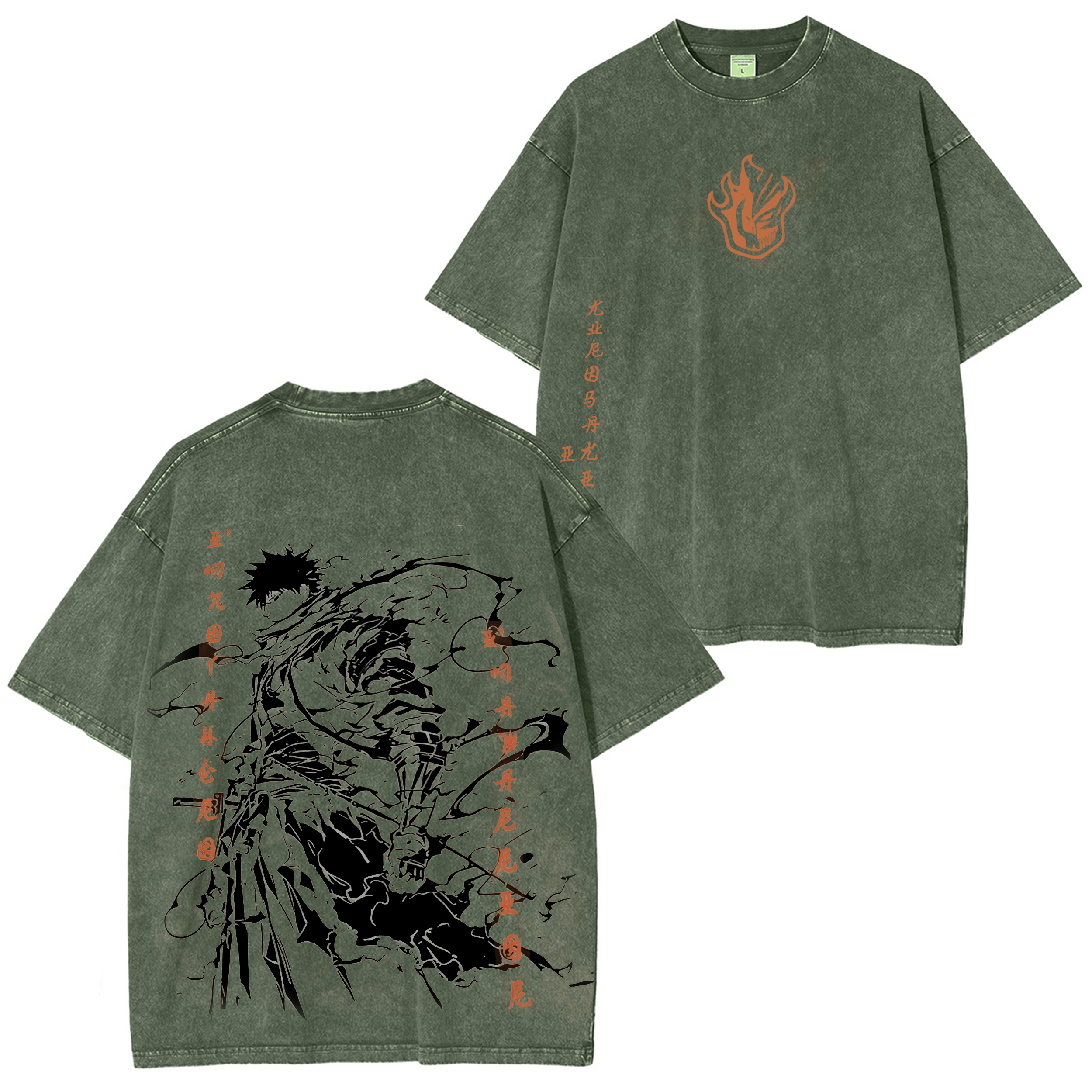 BLEACH Vintage Unisex Washed T-Shirt