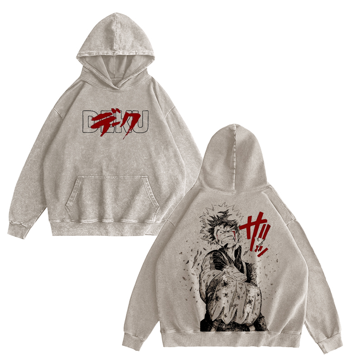 My Hero Academia Vintage Washed T-shirt/Crewneck/Hoodie