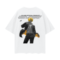 Black Leg Y2K Streetwear Shirt White
