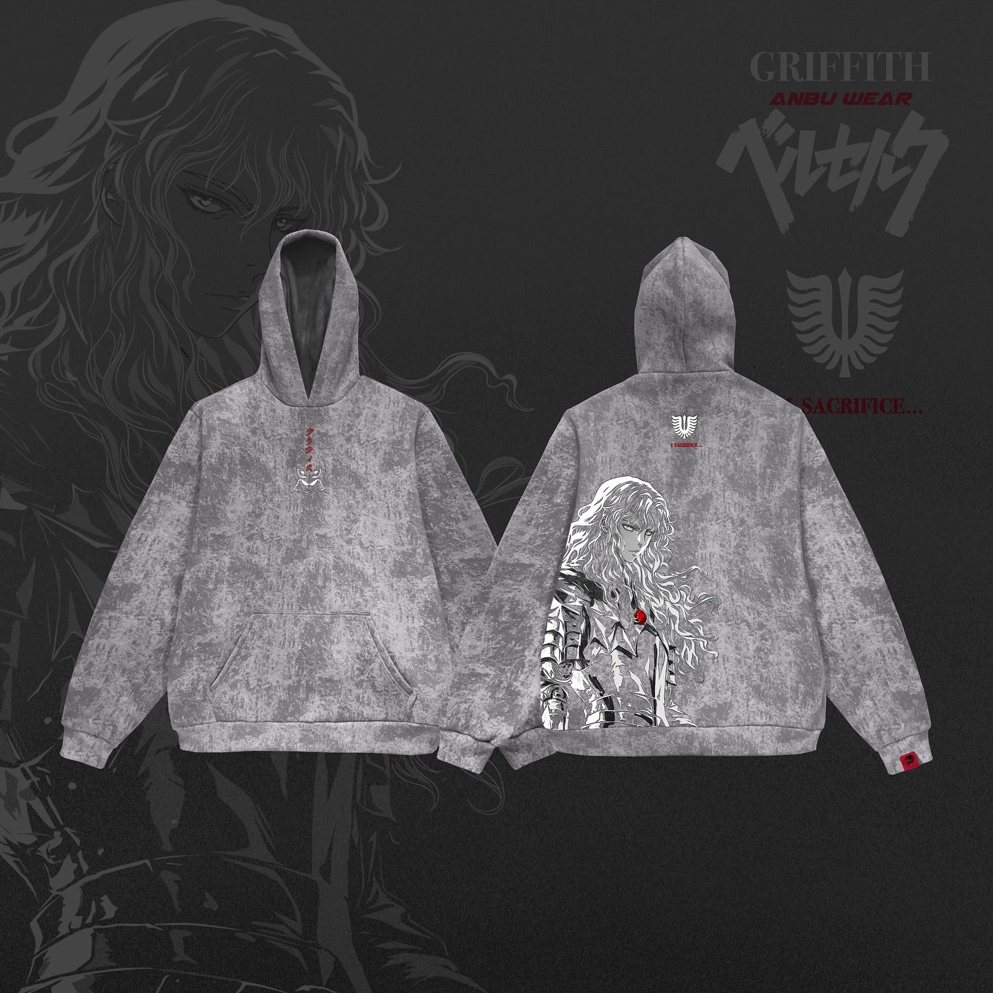 Berserk Dark Fantasy Anime Hoodie
