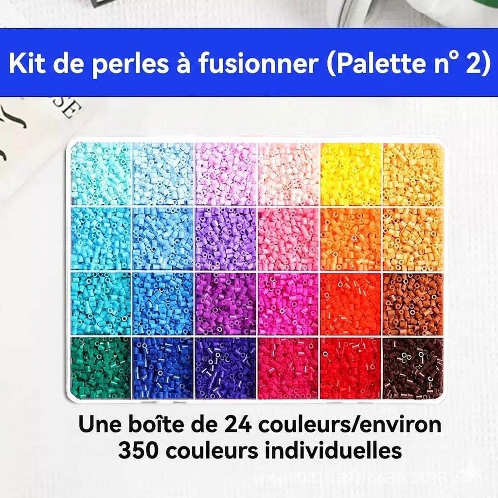 PixArt™ - Kit de Pixel Art Premium en Perles à Repasser | Loisir Créatif & Anti-Stress Adultes