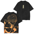 Fashion Anime Demon Slayer Cotton Washed T-shirts