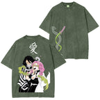Iguro Obanai X Kanroji Mitsuri Vintage Tee