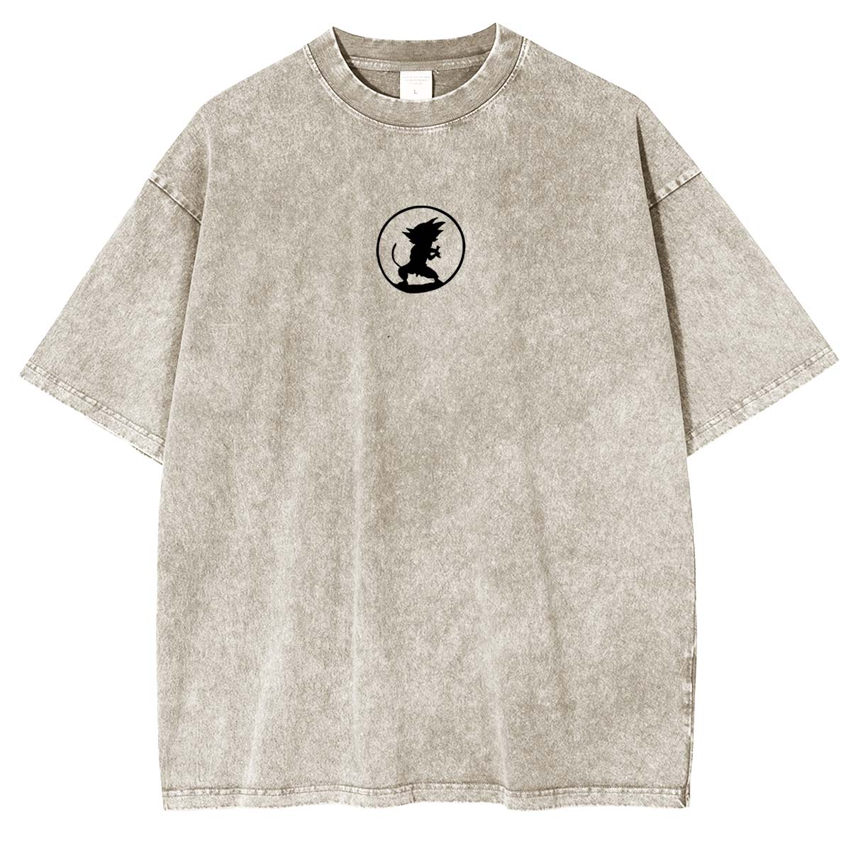 Dragon Ball Anime Double Printed Washed Tee