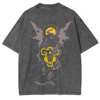Black Clover Anime Double Printed Vintage Washed Tee