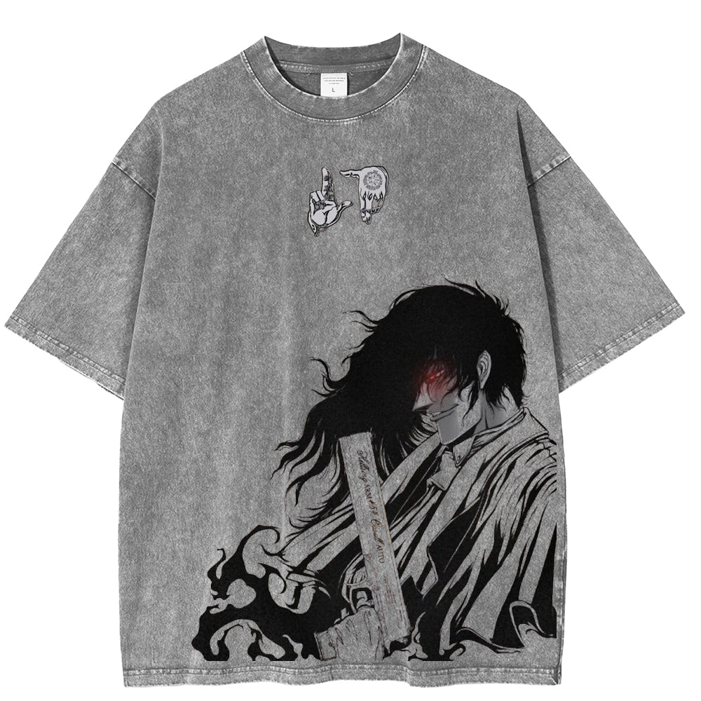 Alucard Unisex Washed T-Shirt