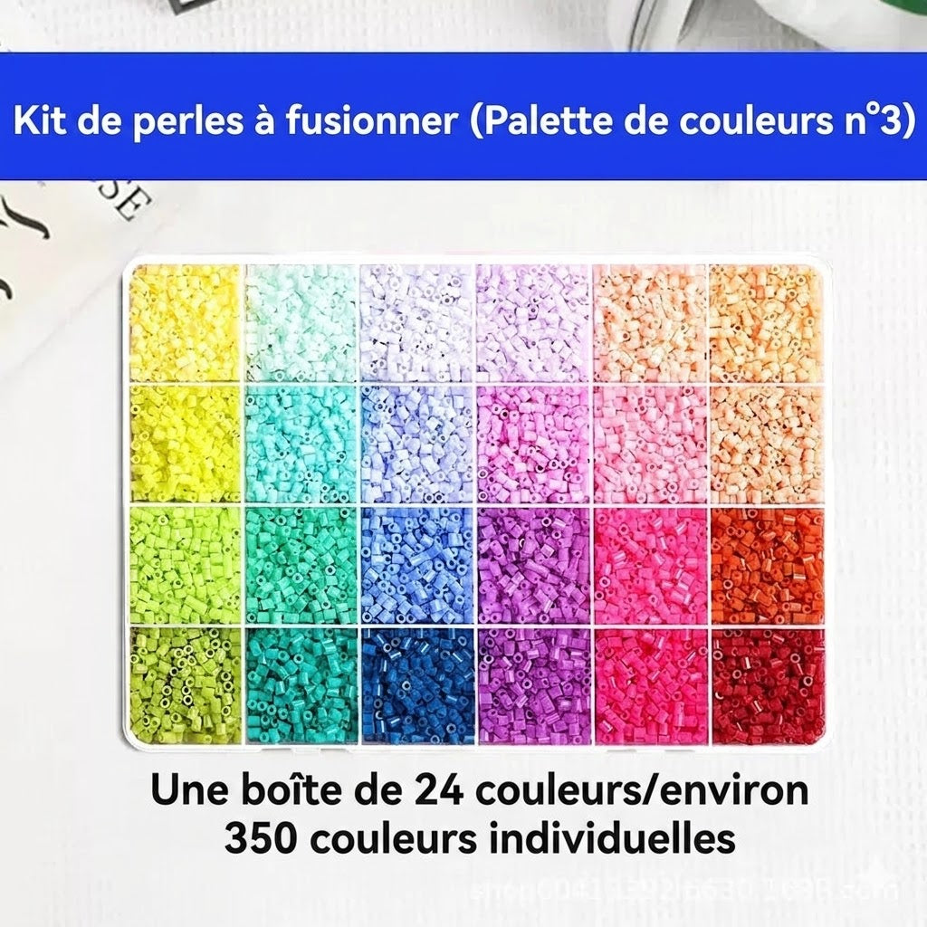 PixArt™ - Kit de Pixel Art Premium en Perles à Repasser | Loisir Créatif & Anti-Stress Adultes