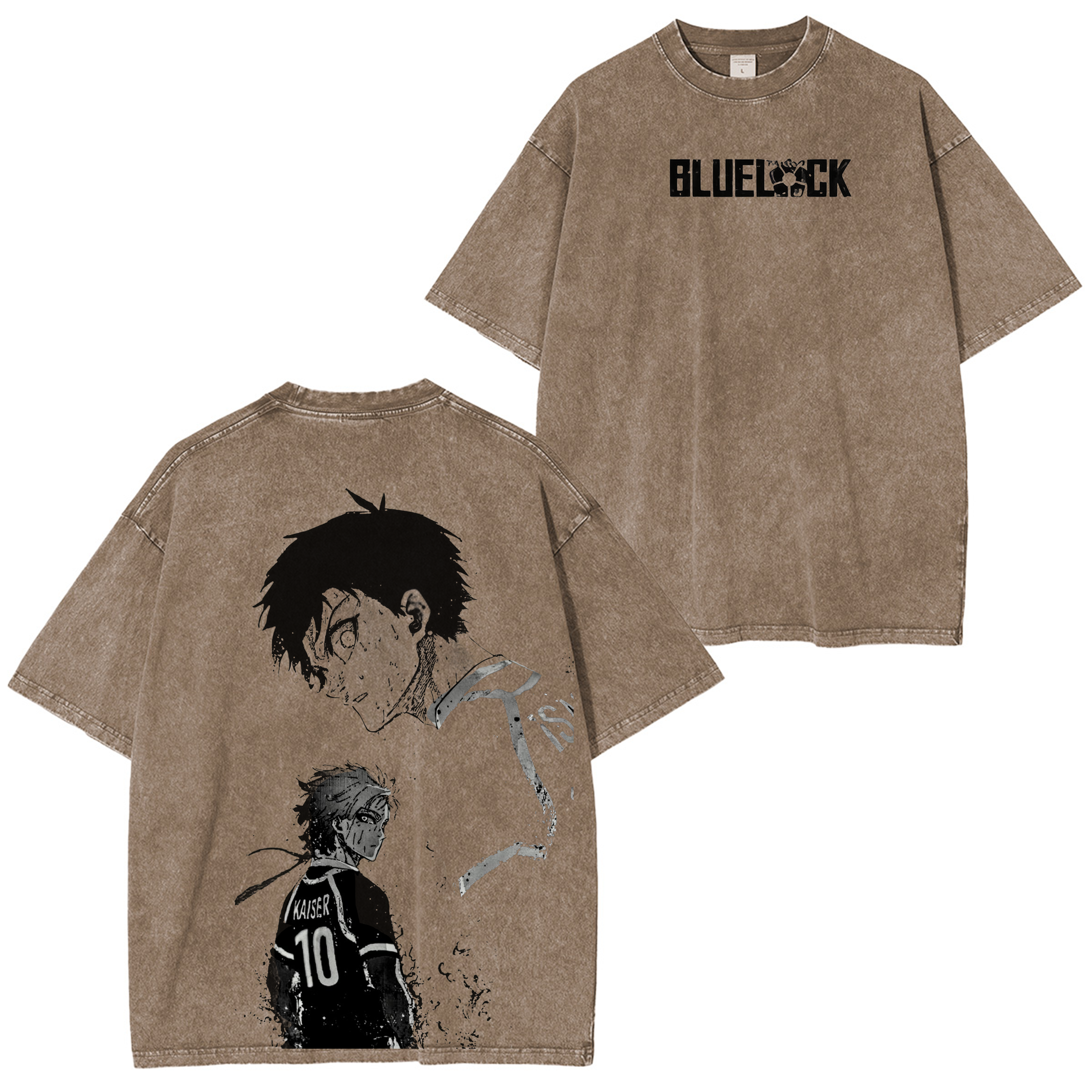 Blue Lock Anime Unisex Washed T-Shirt