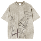 Seiko Ayase-Dandadan Vintage Unisex Washed T-Shirt