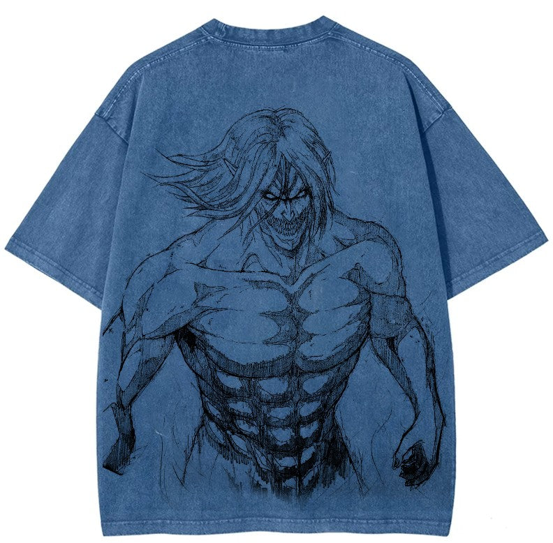 Attack on Titan Vintage Washed Unisex T-Shirt