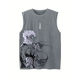 Anime Gojo Printed Tank top
