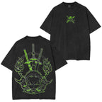 Straw Hat Pirates First Mate Roronoa Zoro Washed Tee