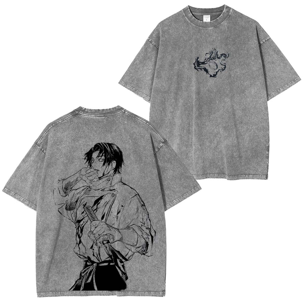 Jujutsu Kaisen Yuta Okkotsu Vintage Washed Unisex T-Shirt