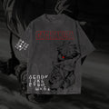 Attack on Titan Anime Unisex Washed T-Shirt
