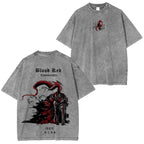 Tachima Anime Double Printed Washed Tee