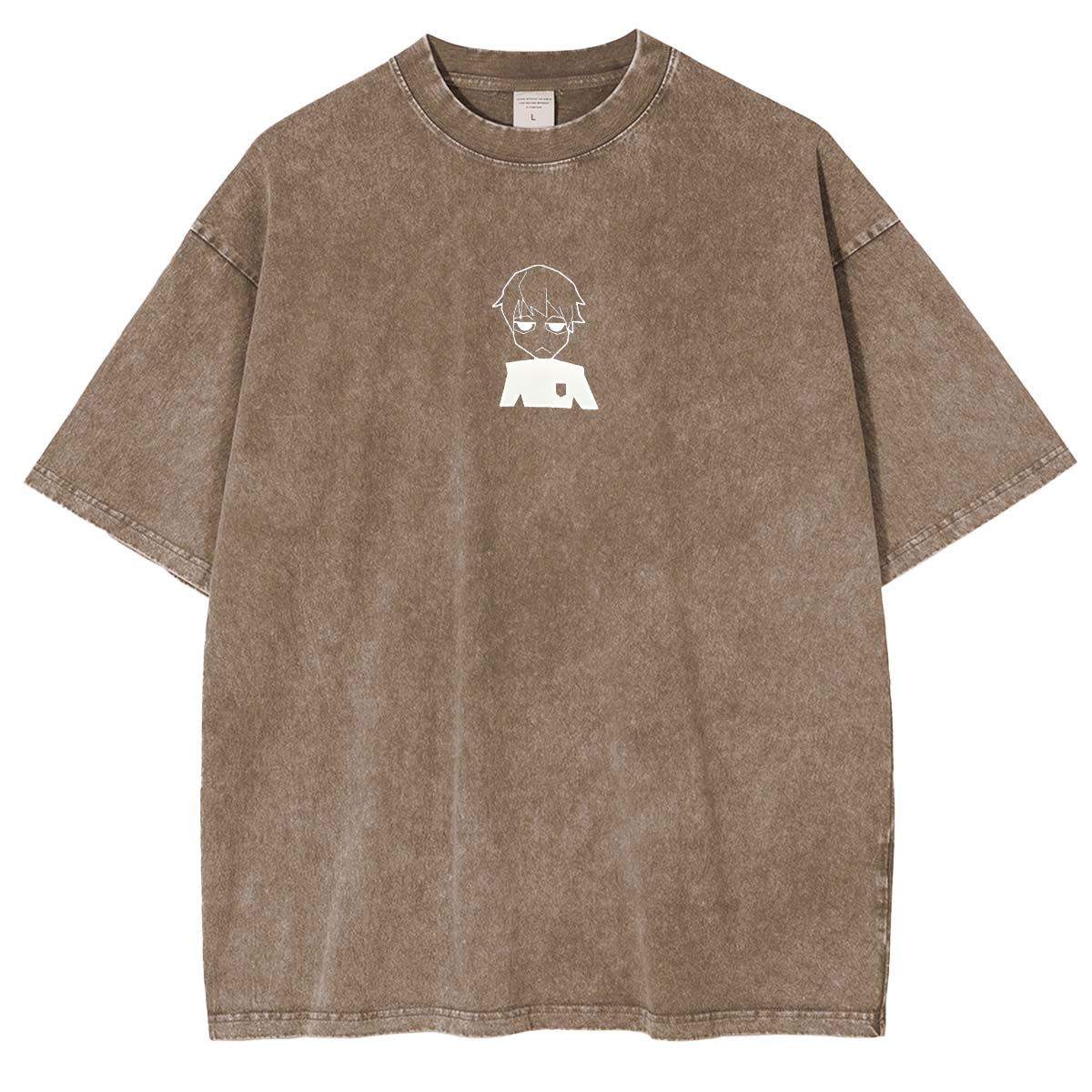 Blue Lock Striker Anime Double Printed Washed TeeStriker Anime Double Printed Washed Tee