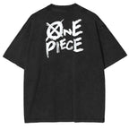 Nico Robin x One Piece Anime Double Printed Vintage Washed Tee