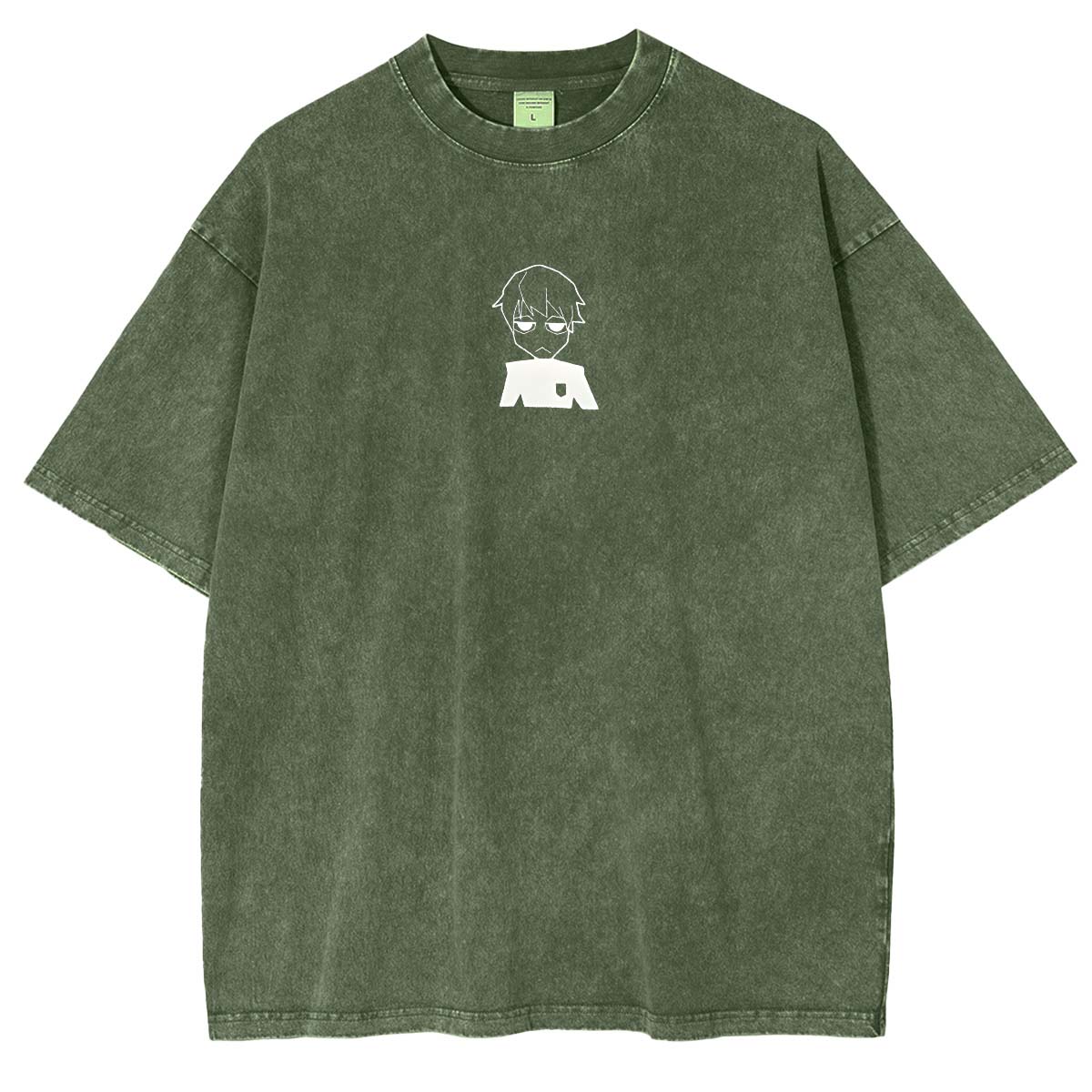 Blue Lock Striker Anime Double Printed Washed TeeStriker Anime Double Printed Washed Tee