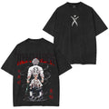 Limited Shinazugawa Sanemi 8.8 Anime Manga Washed Shirts