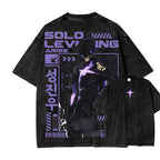 Solo Leveling Arise Printed Unisex Washed T-Shirt