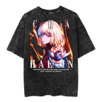 Solo Leveling Cha Hae In Printed Unisex Washed T-Shirt