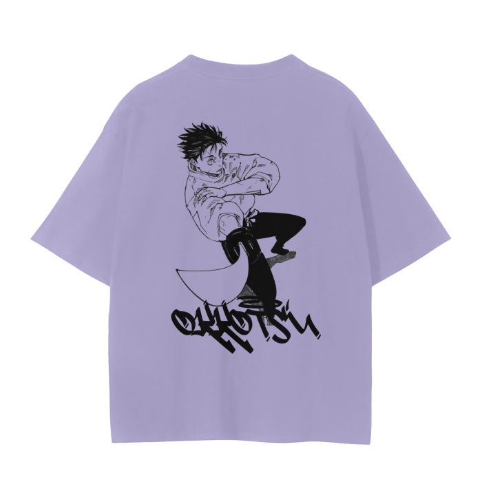 Cursed Companion Graffiti Streetwear Shirt Purple