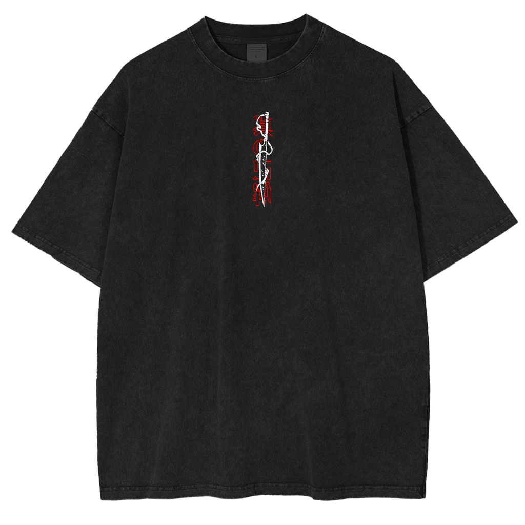 Ichigo Kurosaki Bleach Anime Unisex Washed T-Shirt