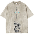 Jujutsu Kaisen Anime Acid Washed Oversize T-shirt