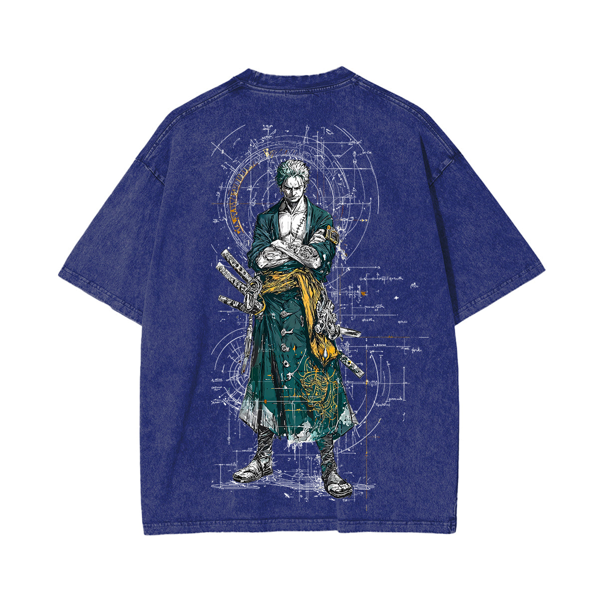 Zoro One Piece Unisex Washed T-Shirt