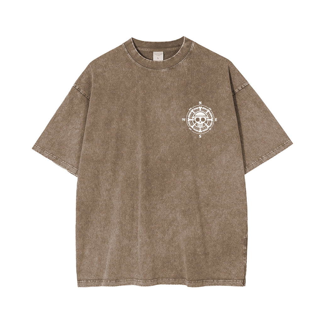 Zoro One Piece Unisex Washed T-Shirt