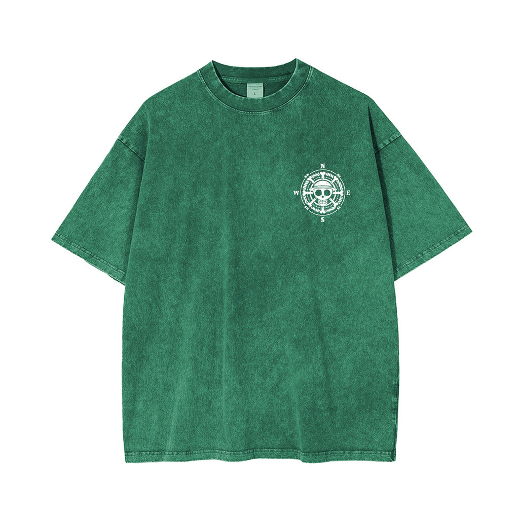 Zoro One Piece Unisex Washed T-Shirt