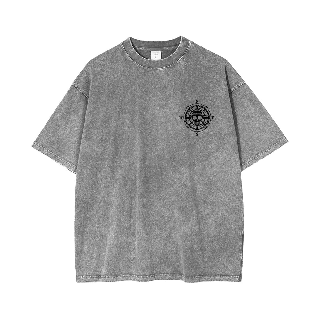 Zoro One Piece Unisex Washed T-Shirt