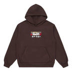 ONE PIECE LUFFY EYES HOODIE (CHOCOLATE)