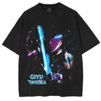 Limited Tomioka Giyuu retro  Unsiex Washed T-Shirt