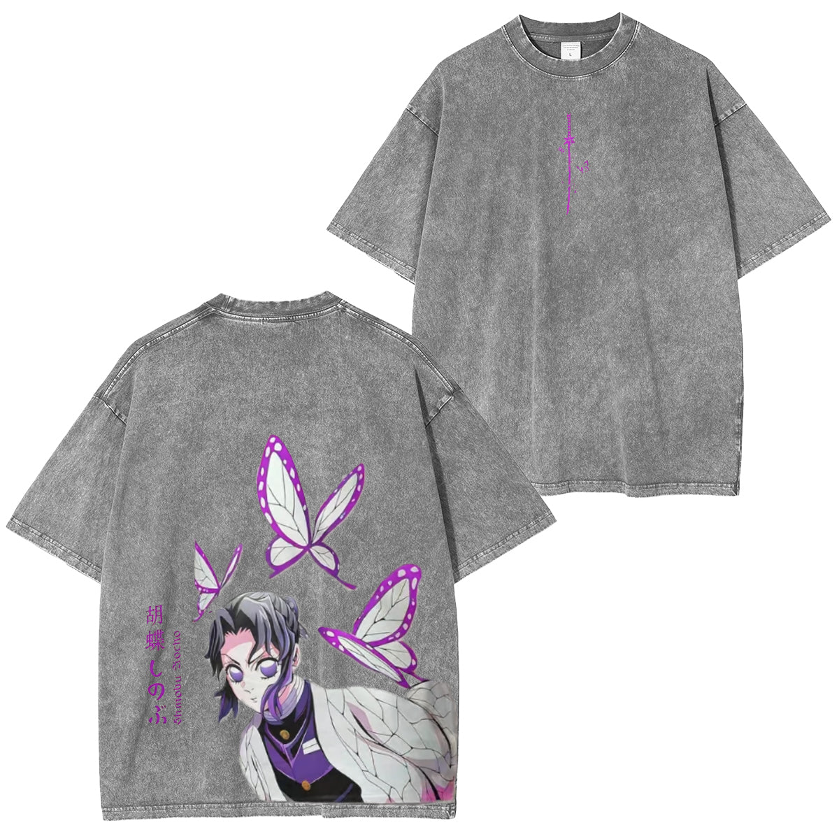 'Insect Hashira'' Kocho Shinobu Unisex Washed T-Shirt