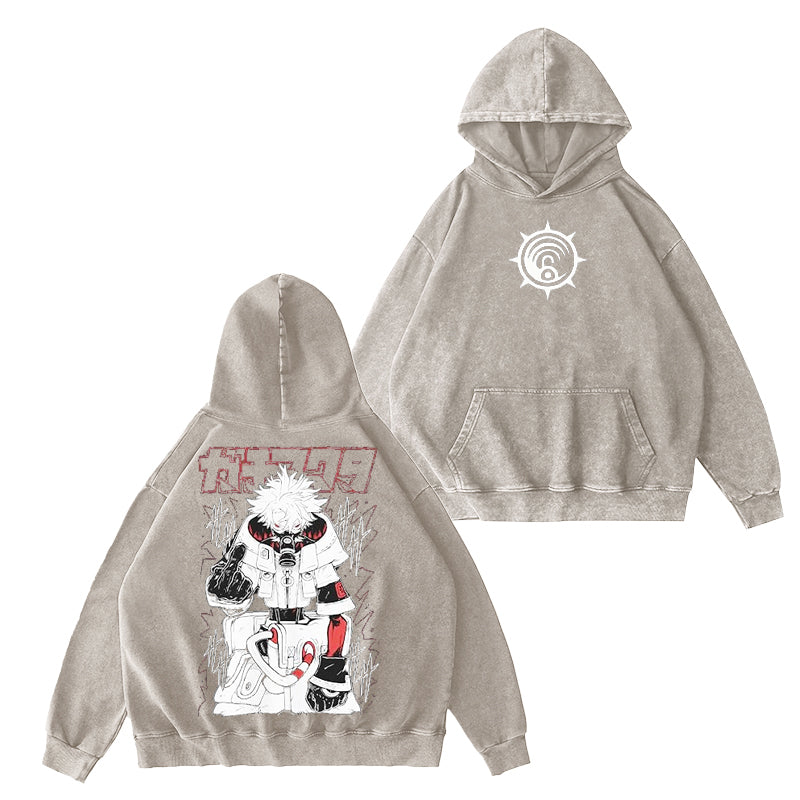 Gachiakuta Vintage Washed Hooded Sweatshirt