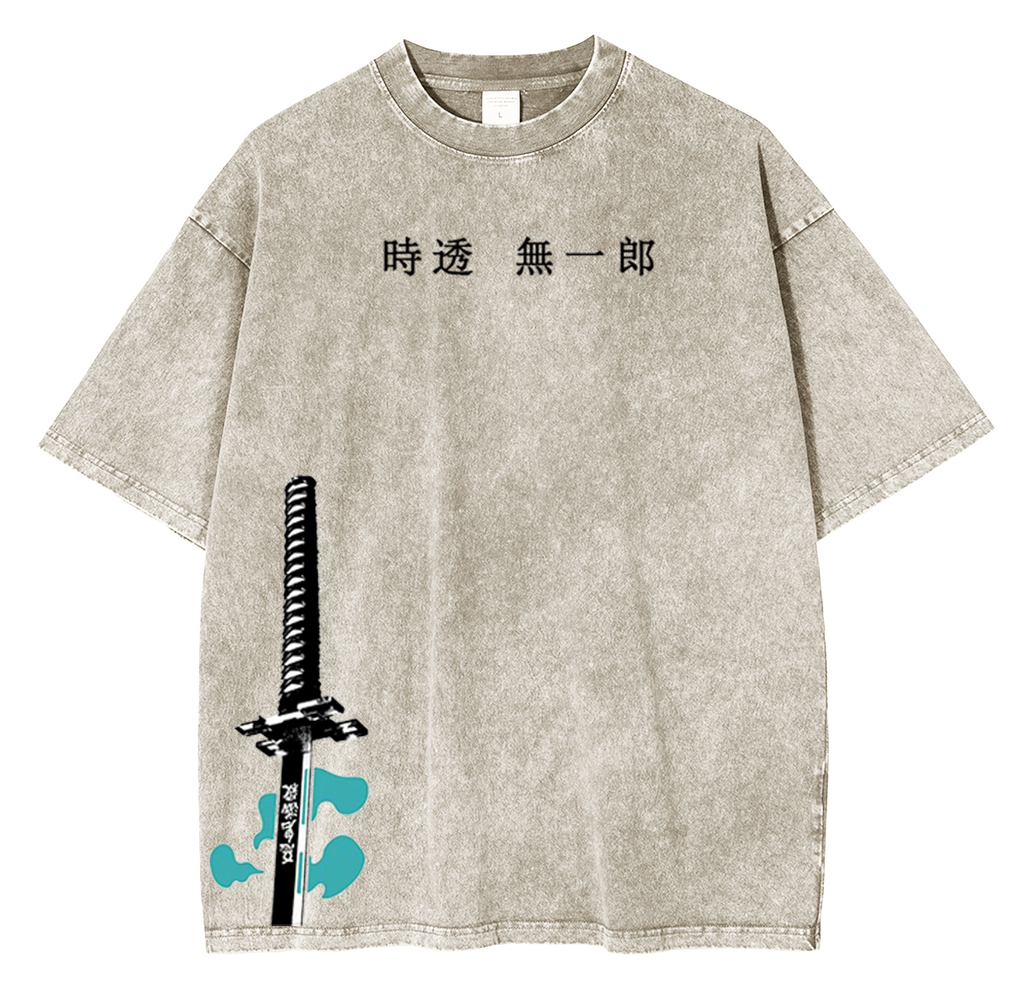 Tokito Muichiro,Demon Slayer Anime Unsiex Washed T-Shirt