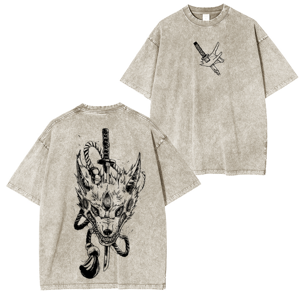 Chainsaw Man Anime Unsiex Washed T-Shirt