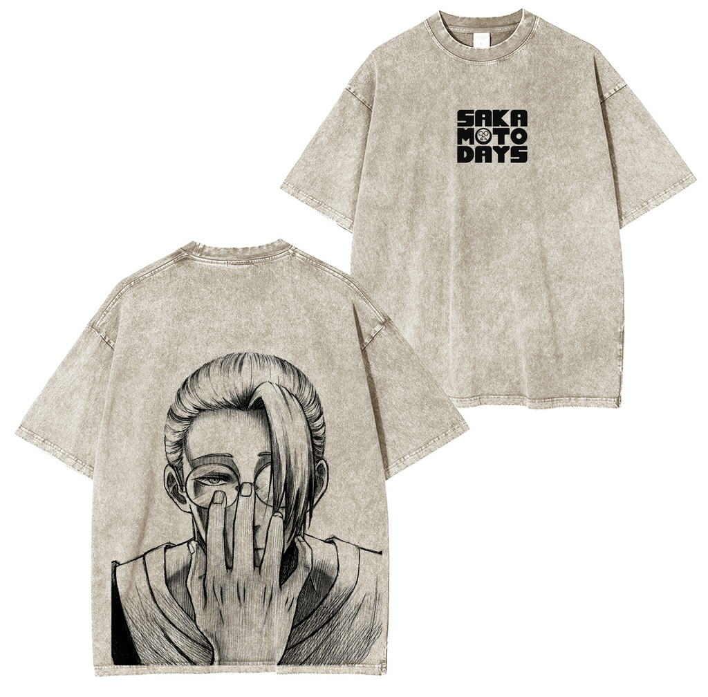 Sakamoto Days  Anime Unsiex Washed T-Shirt
