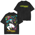 Rebecca Cyberpunk 2077 ,Cyberpunk Edgerunners Anime Unisex Washed T-Shirt