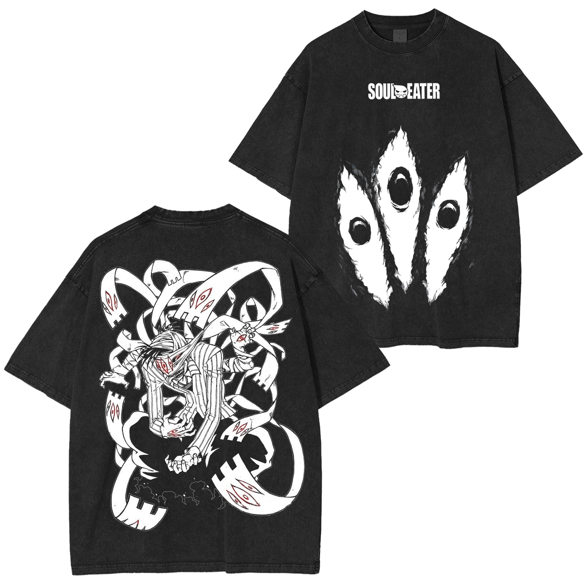 Soul Eater Anime Unisex Washed T-Shirt