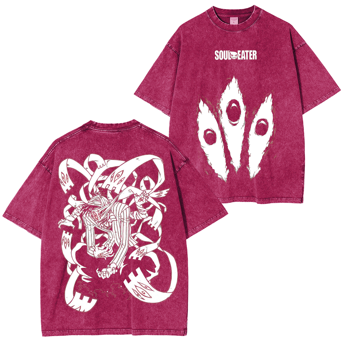 Soul Eater Anime Unisex Washed T-Shirt
