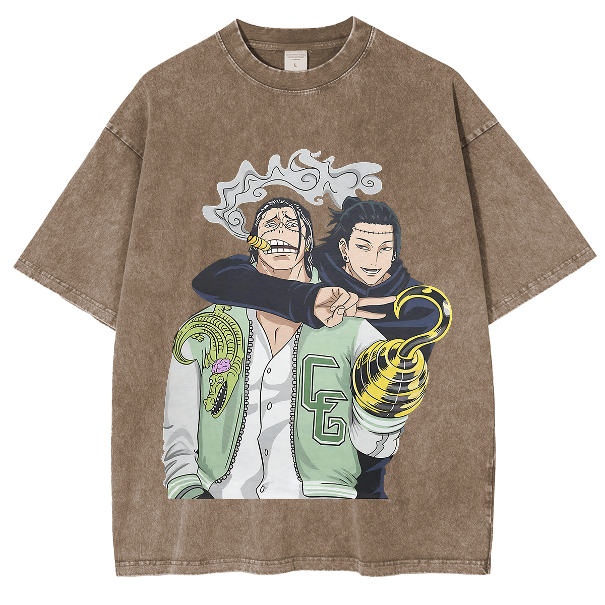 Jujutsu Kaisen Anime Unisex Washed T-Shirt