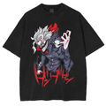 Dandadan Anime Unisex Washed T-Shirt