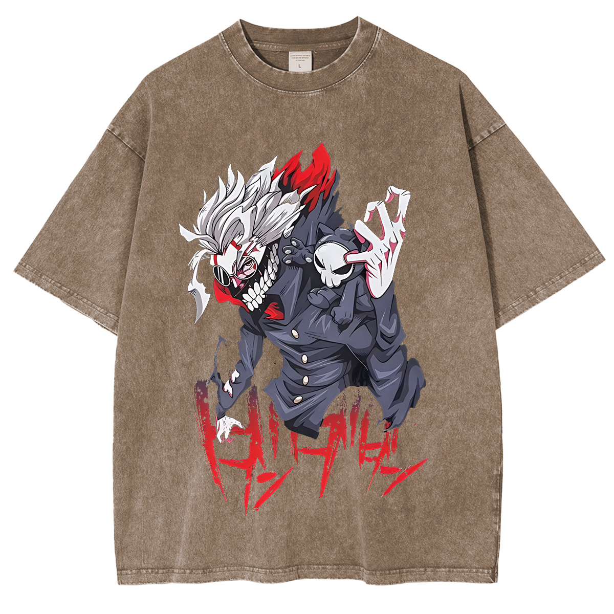 Dandadan Anime Unisex Washed T-Shirt